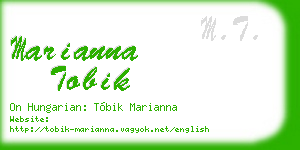 marianna tobik business card